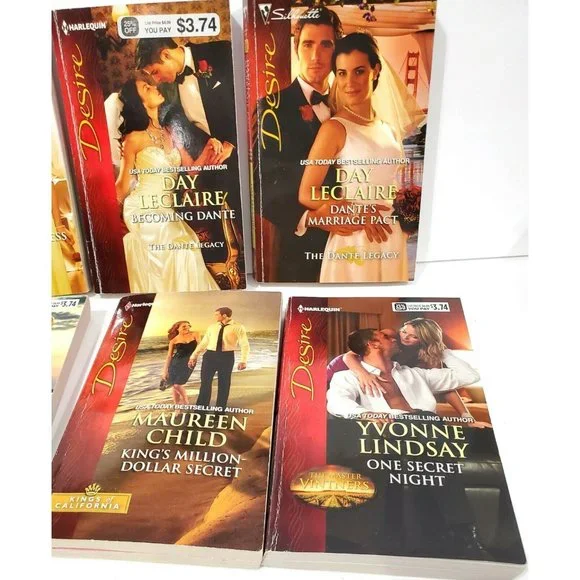HARLEQUIN DESIRE Romance Novels Lot of 8 books Dante Legacy Kings Miami Nights + - Picture 3 of 7